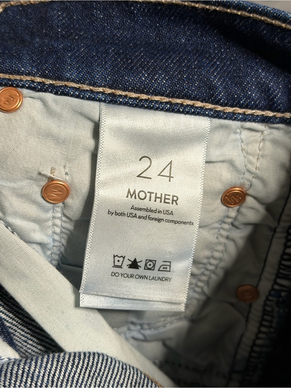 MOTHER The Mid Rise Full Pipe Flood Fray Jeans in Unplugged - Picture 8 of 9
